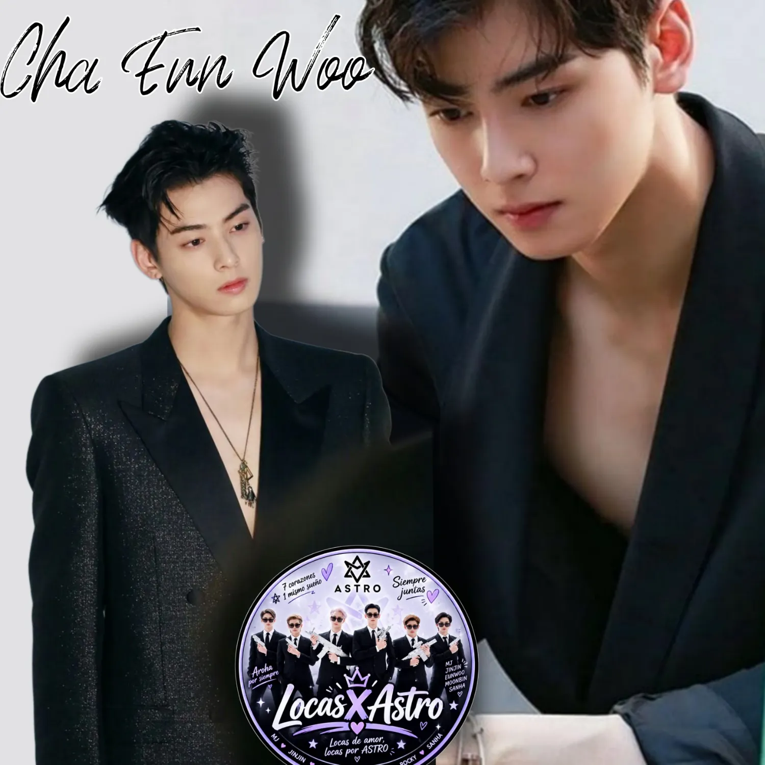 Behind-the-scenes cut of Cha Eunwoo