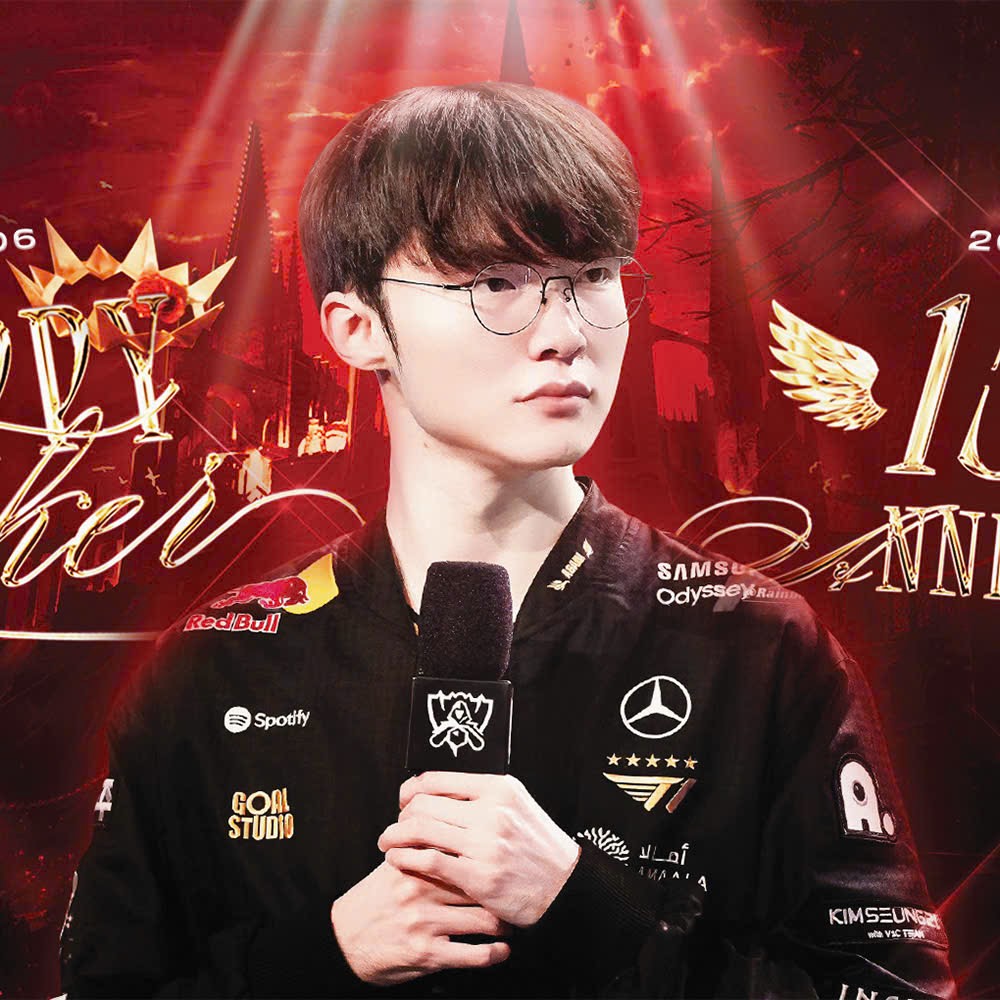 Recent activity shot of Faker