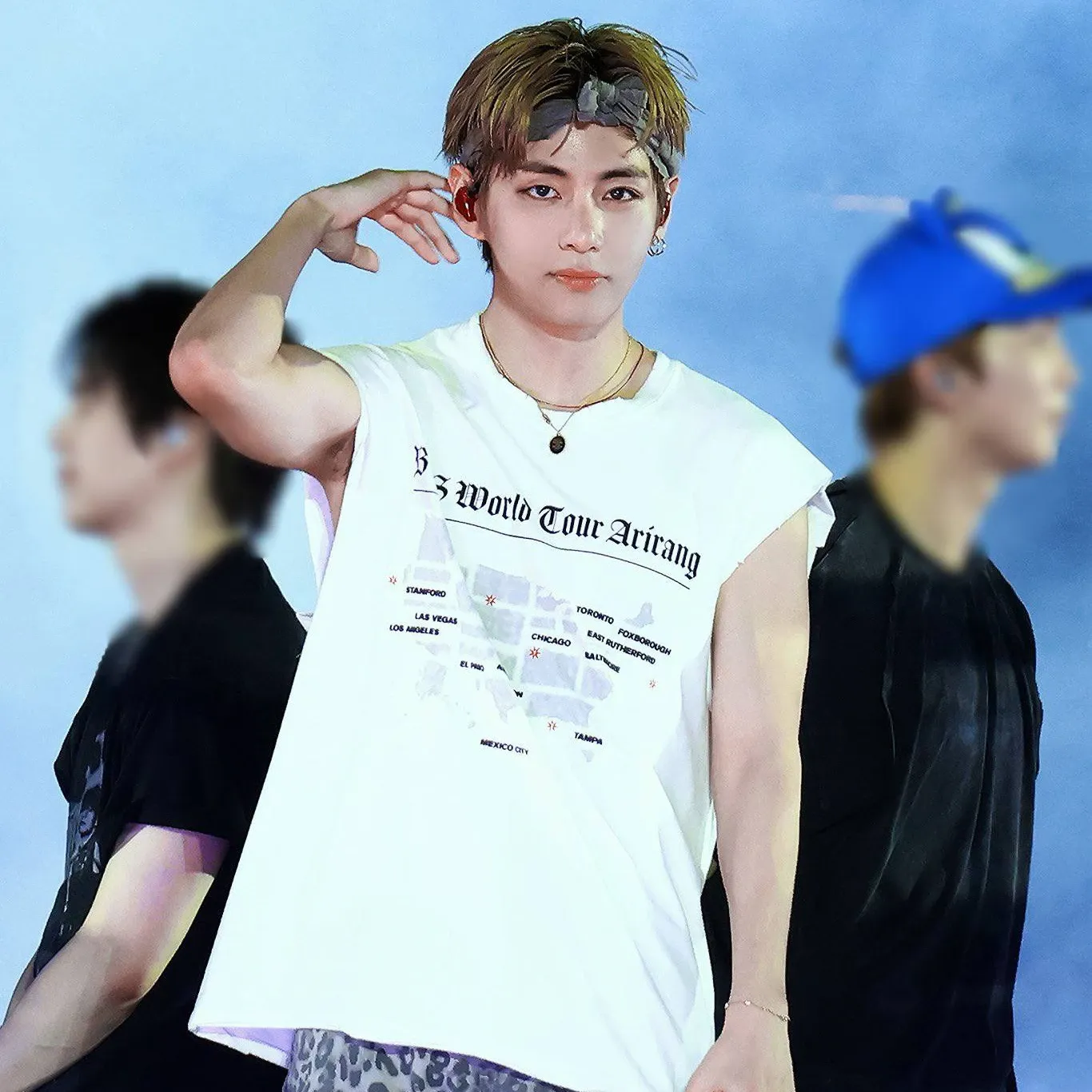 Recent activity shot of Kim Taehyung (V)