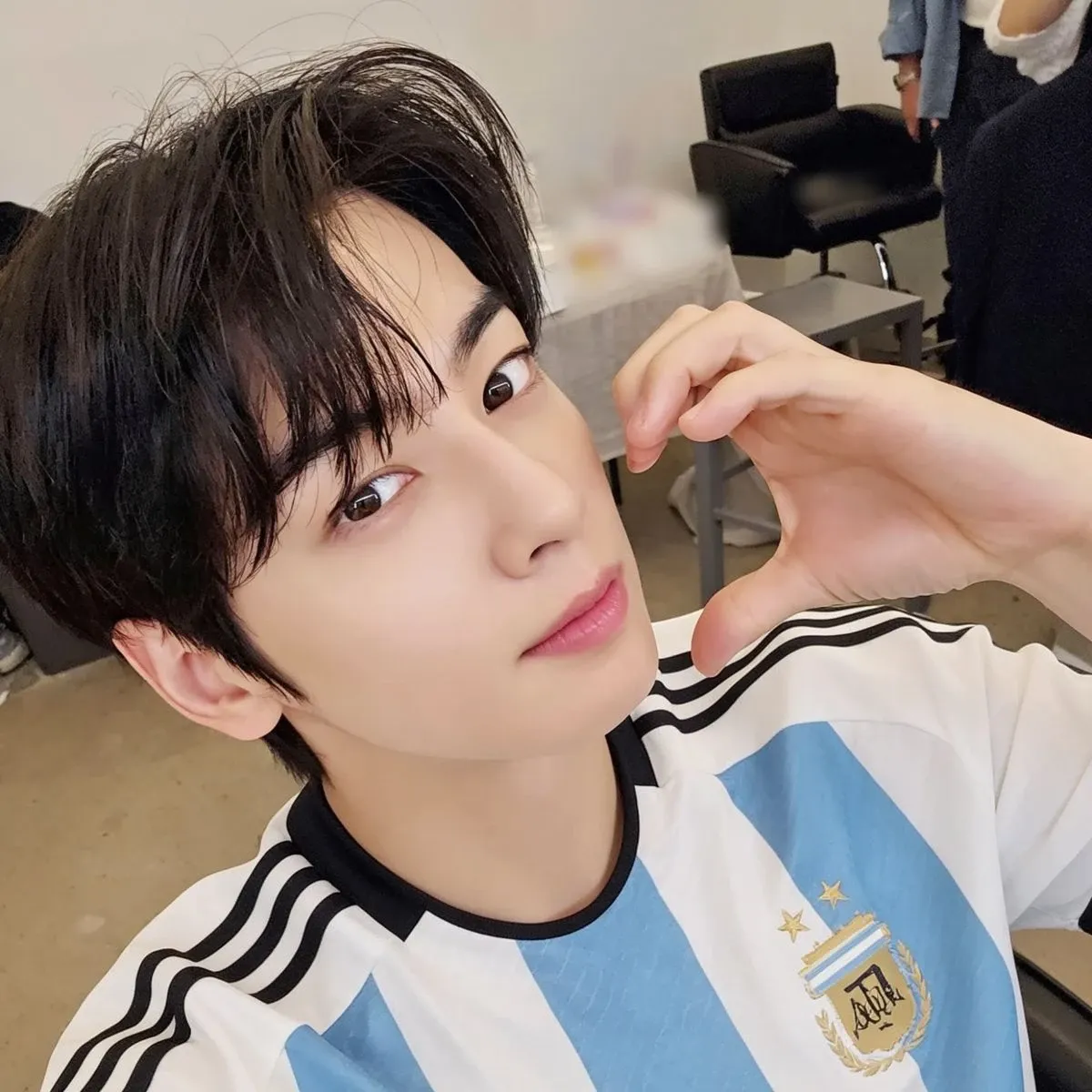 Recent activity shot of Cha Eunwoo