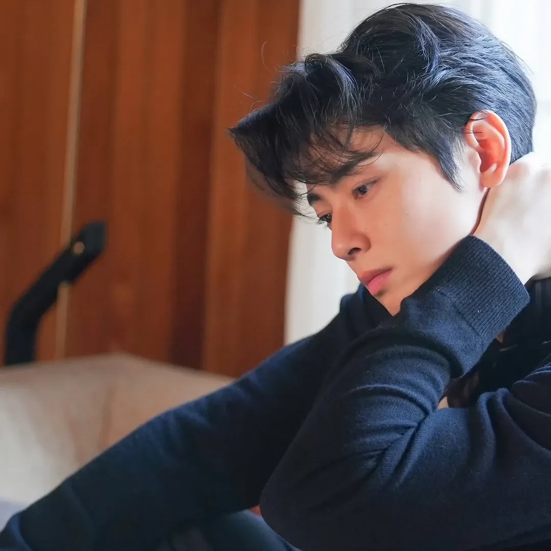 A moment captured by a fan of Cha Eunwoo