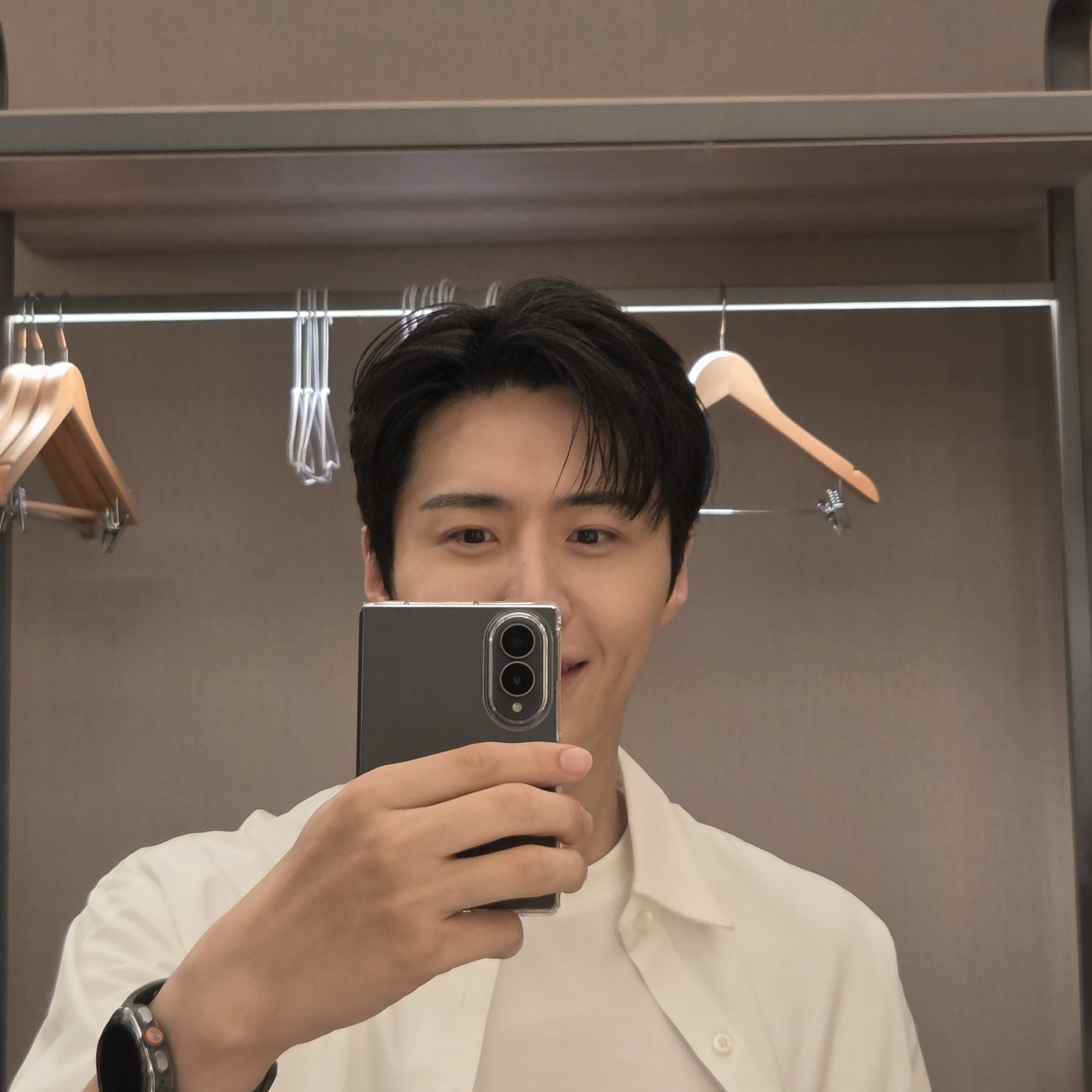 A moment captured by a fan of Kim Seonho