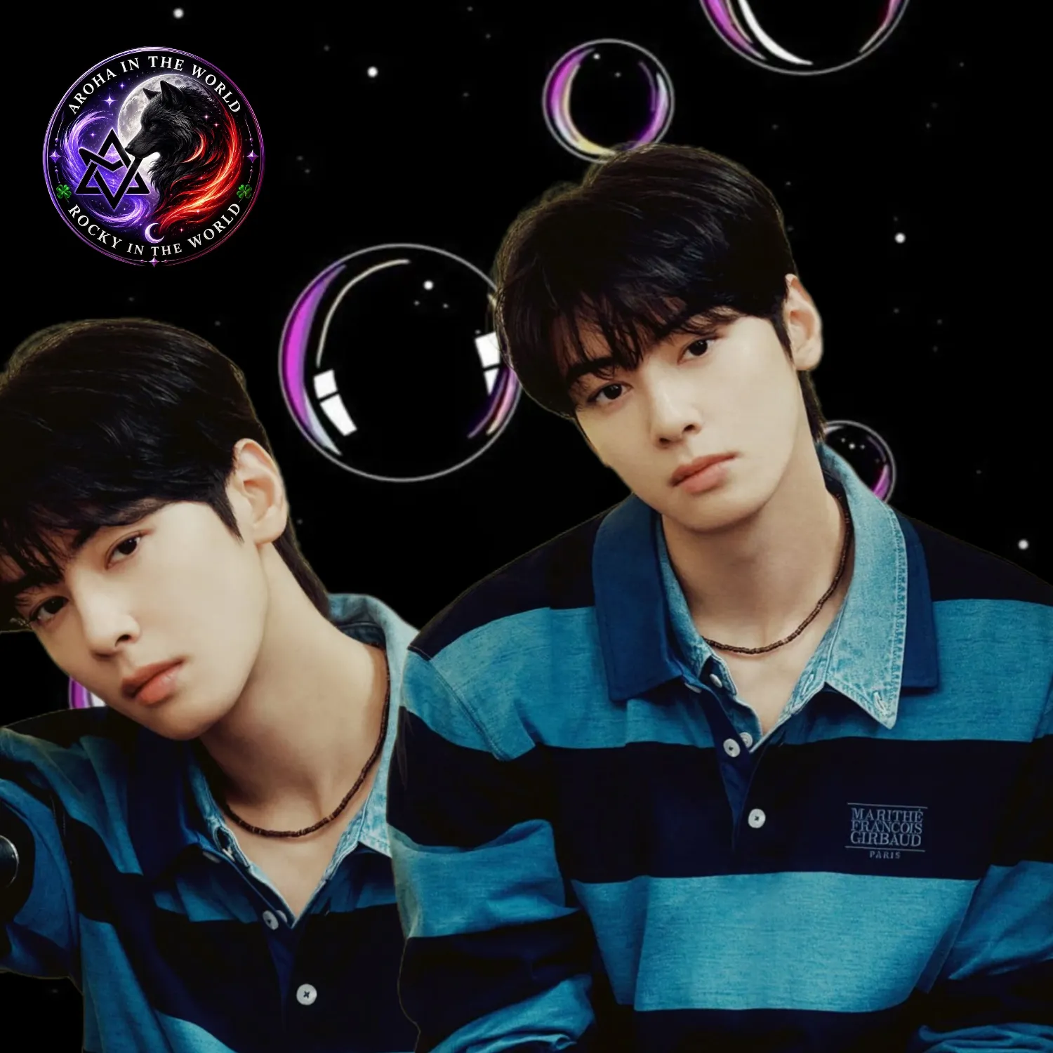 Behind-the-scenes cut of Cha Eunwoo