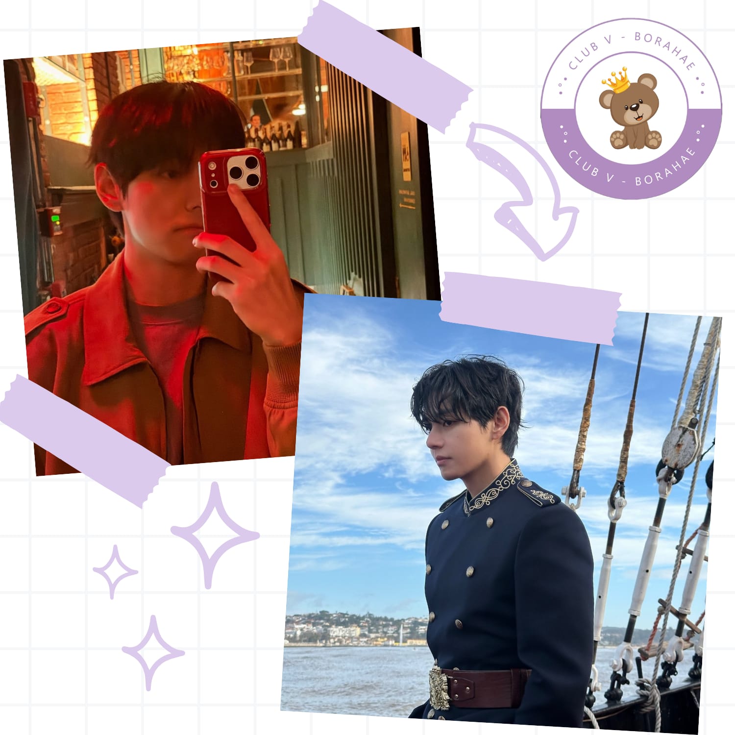 A moment captured by a fan of Kim Taehyung (V)