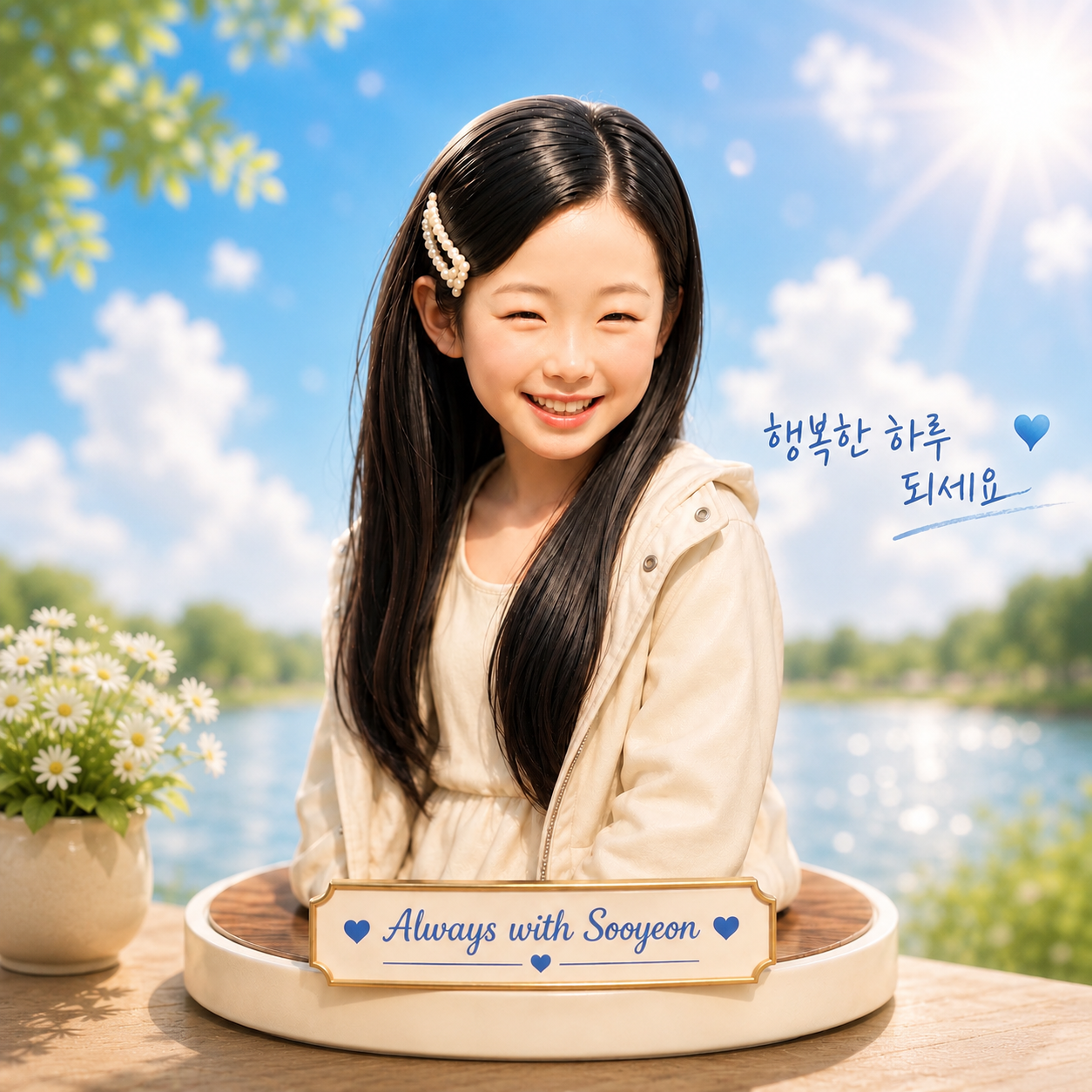 Behind-the-scenes cut of Lee Sooyeon