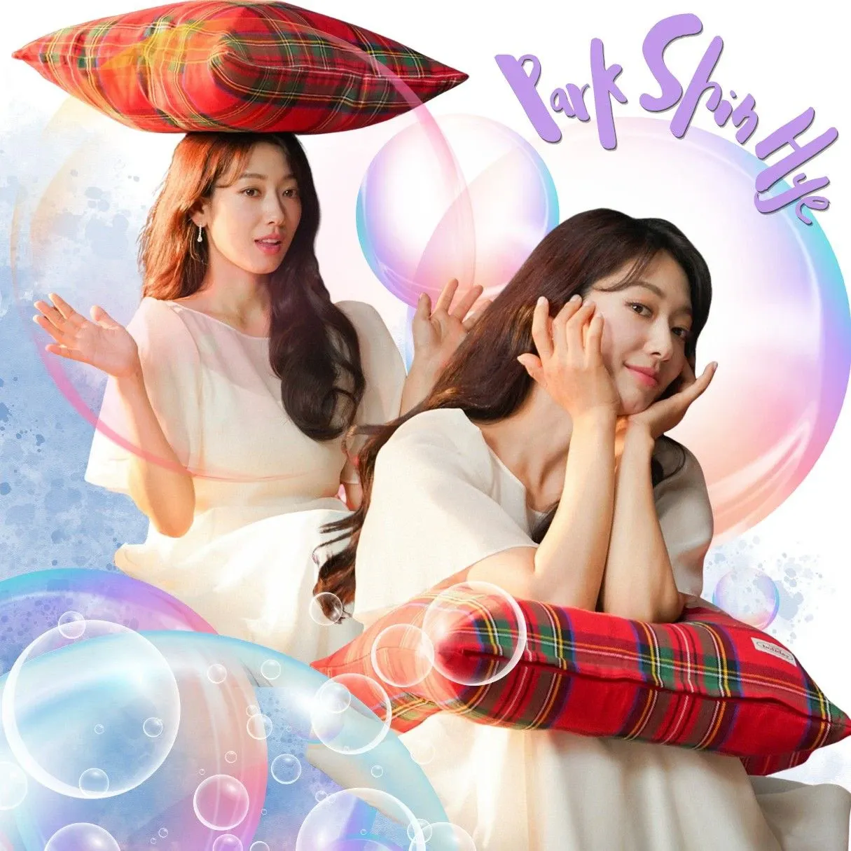 Behind-the-scenes cut of Park Shinhye