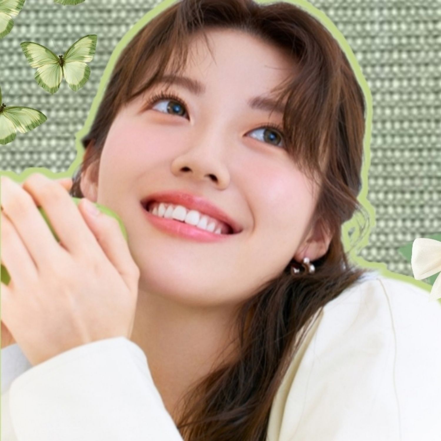 Behind-the-scenes cut of Nam Jihyeon