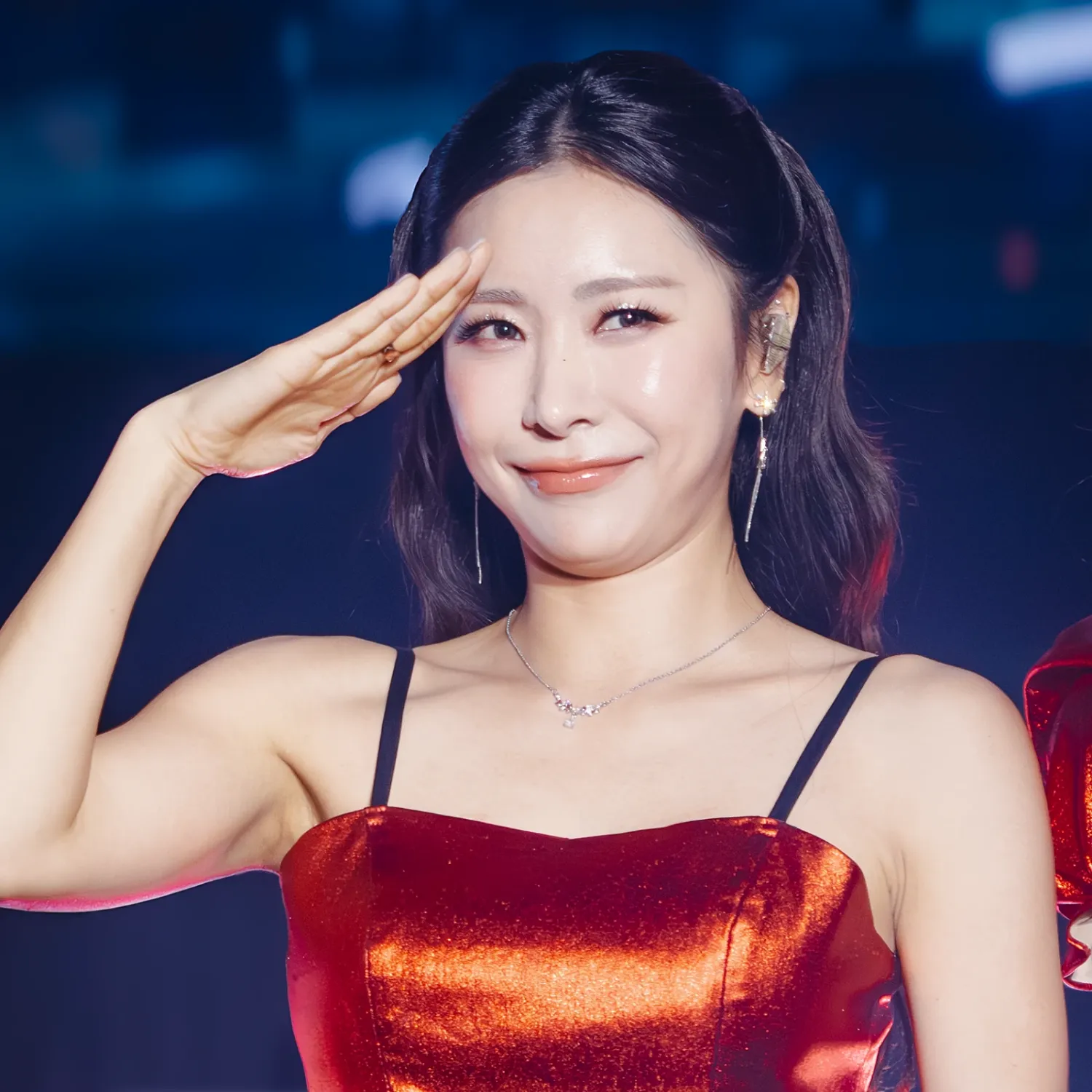 A moment captured by a fan of Huh Chanmi