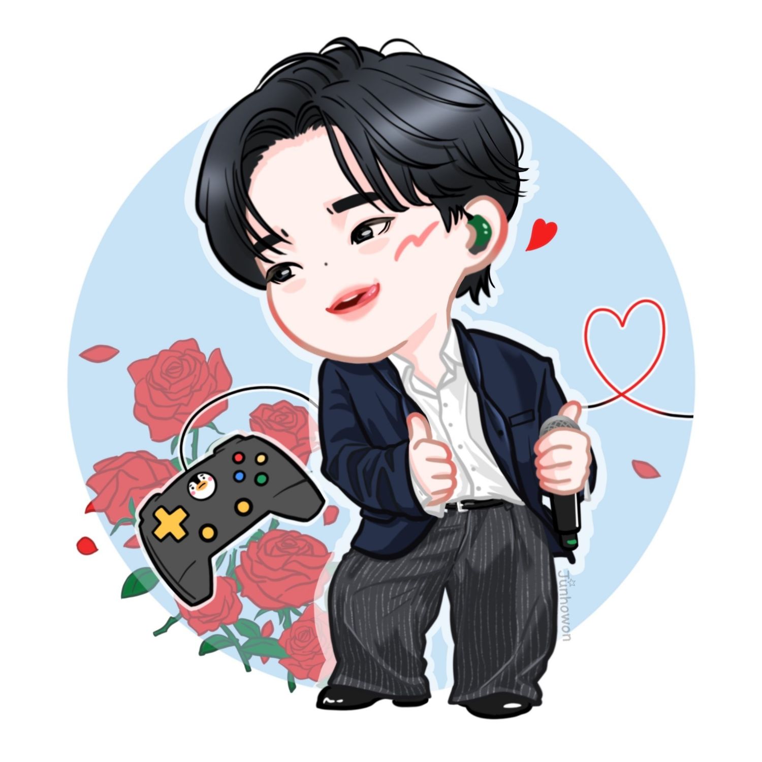 粉絲拍下的李俊昊瞬間