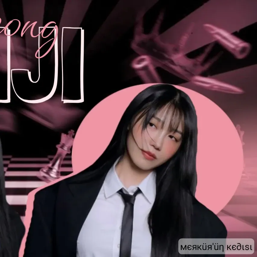 Behind-the-scenes cut of Jung Eunji