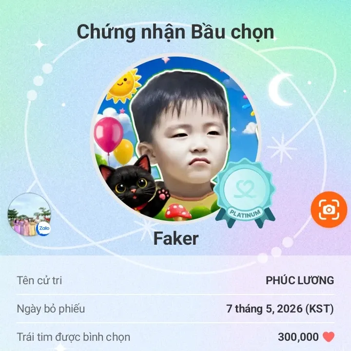 Latest photo of Faker