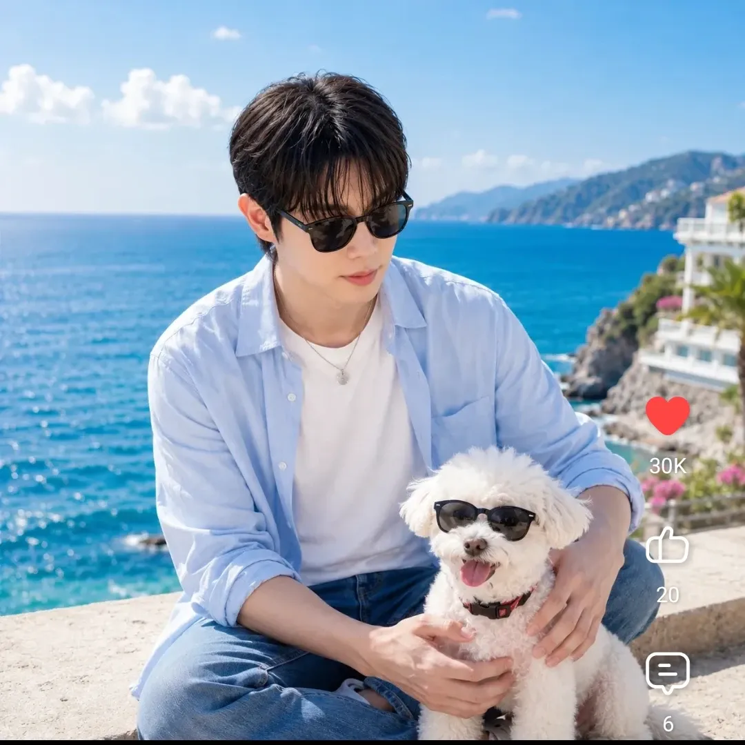 A moment captured by a fan of Son Taejin