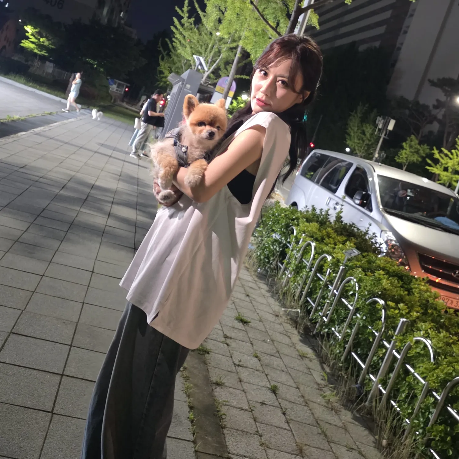 Behind-the-scenes cut of Gu Sukyung