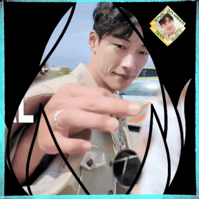 A moment captured by a fan of Woo Dohwan