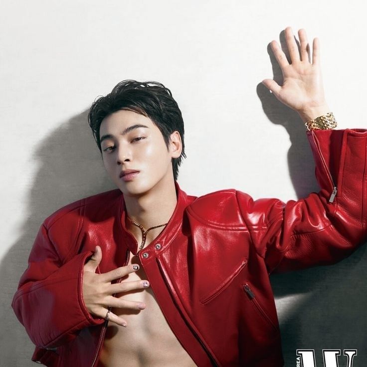 A moment captured by a fan of Cha Eunwoo