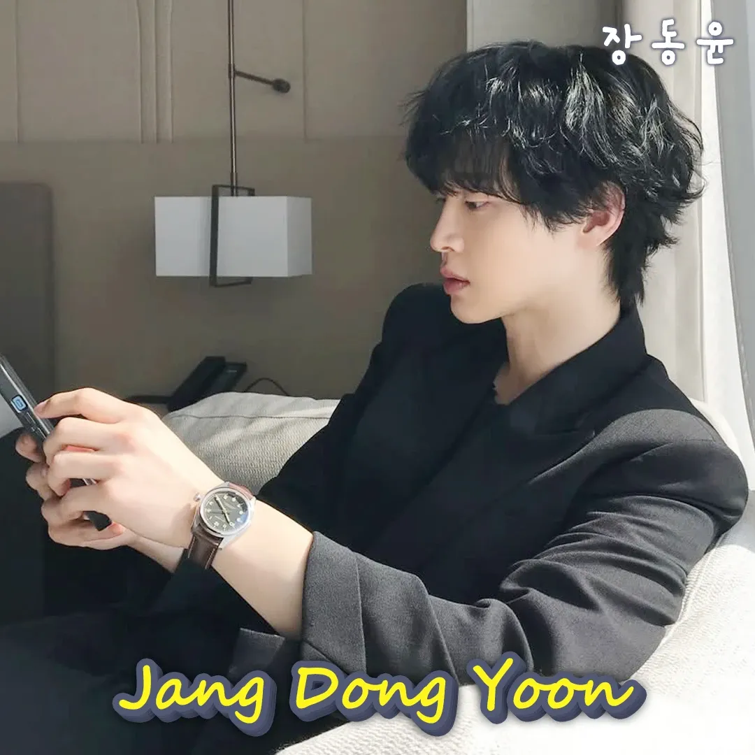Behind-the-scenes cut of Jang Dongyoon
