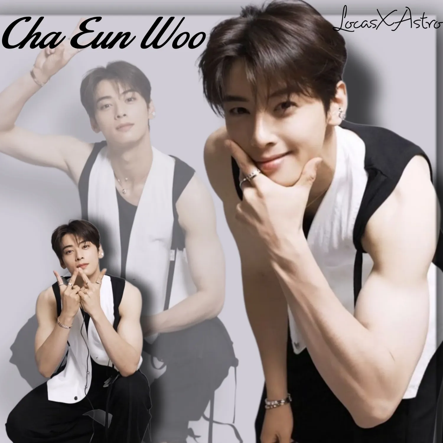 Behind-the-scenes cut of Cha Eunwoo