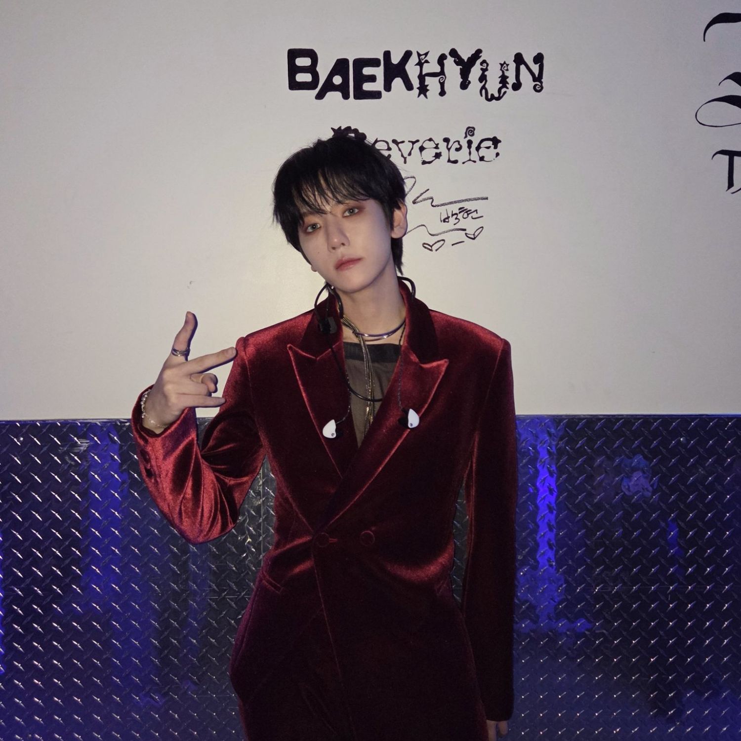 A moment captured by a fan of Baekhyun