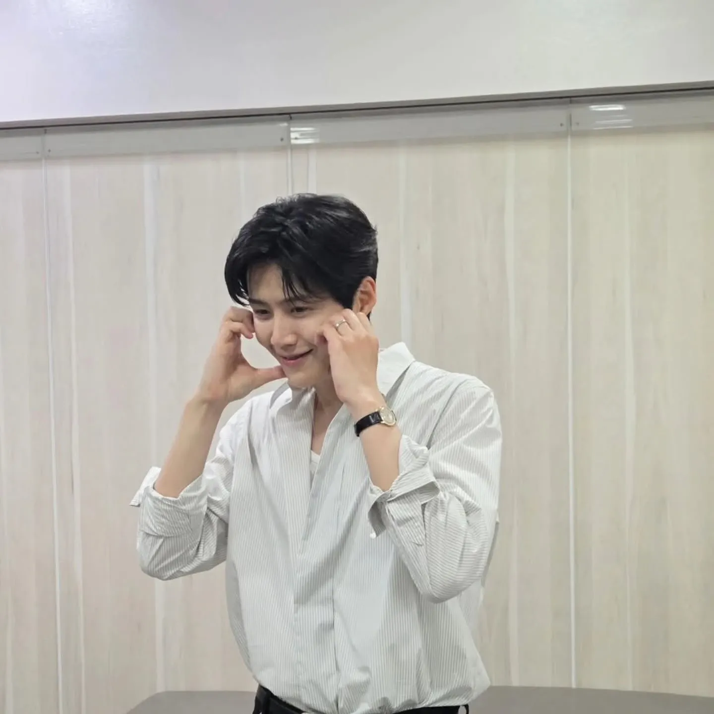 A moment captured by a fan of Kim Seonho