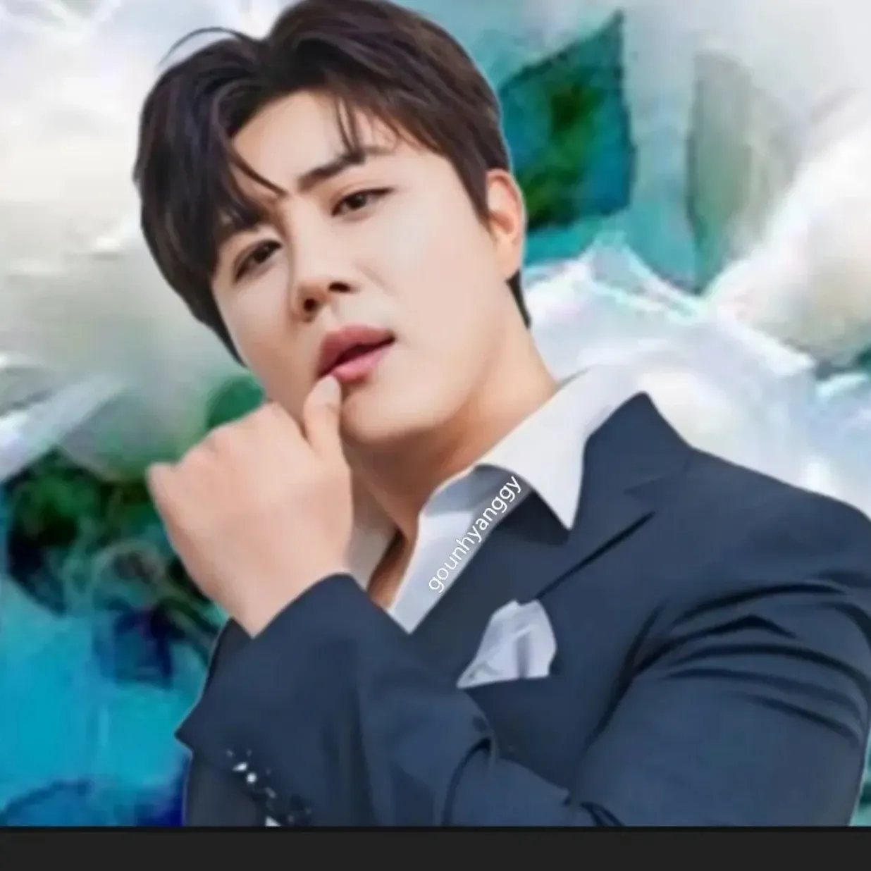 Behind-the-scenes cut of Jin Haesung