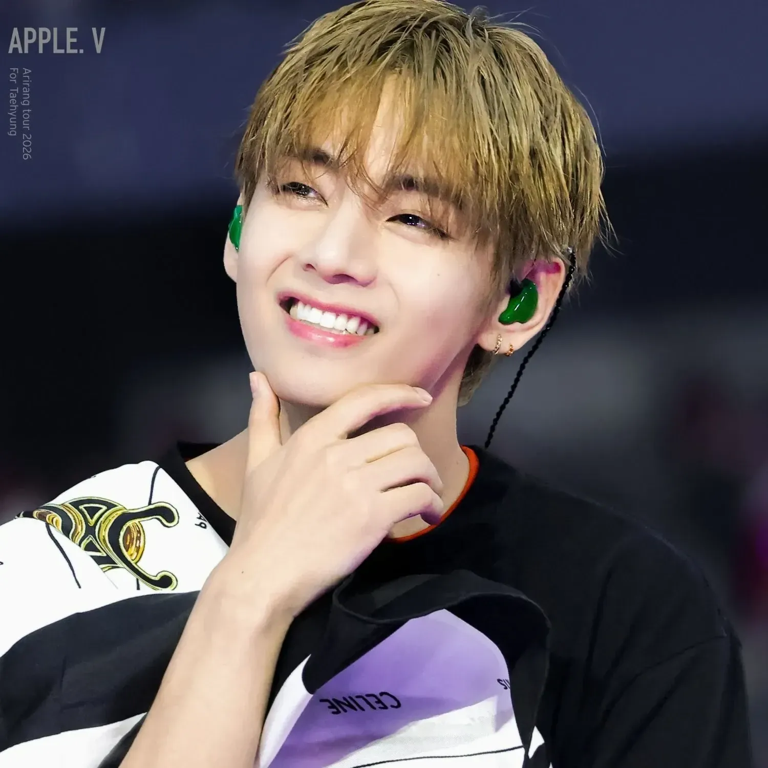 Recent activity shot of Kim Taehyung (V)