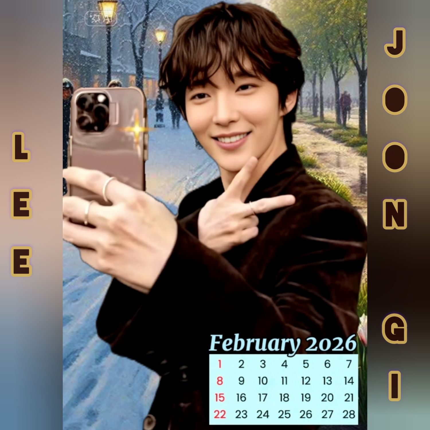 Recent activity shot of Lee Joongi