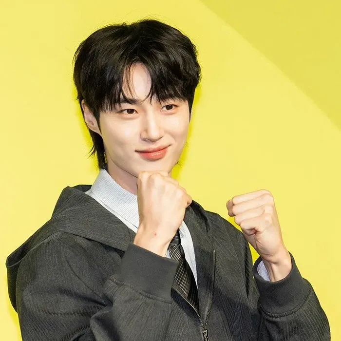A moment captured by a fan of Byeon Wooseok