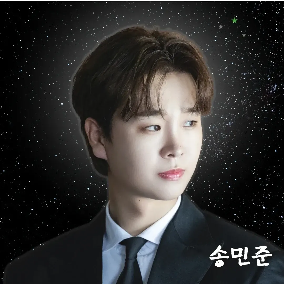 Behind-the-scenes cut of Song Minjun