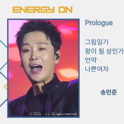 Recent activity shot of Song Minjun