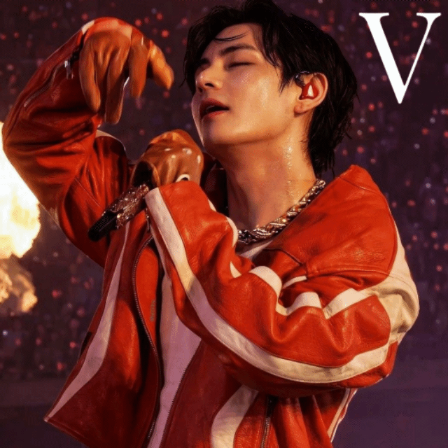 Recent activity shot of Kim Taehyung (V)