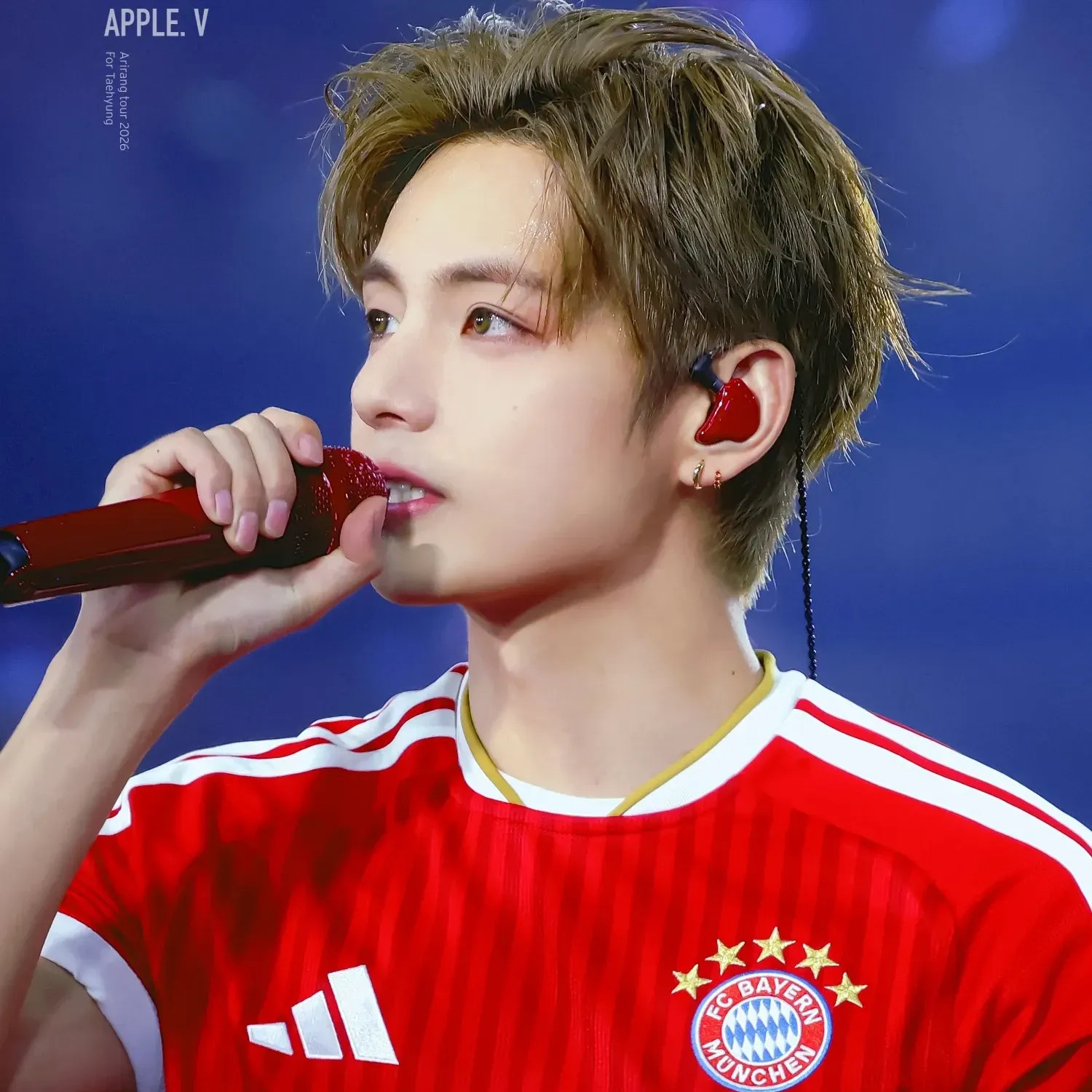 Recent activity shot of Kim Taehyung (V)