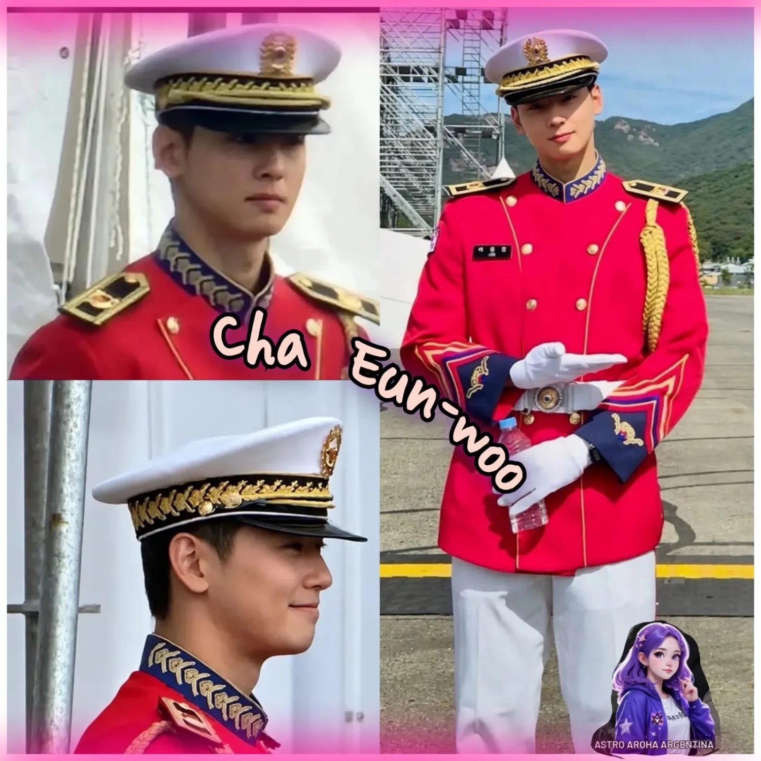 Behind-the-scenes cut of Cha Eunwoo