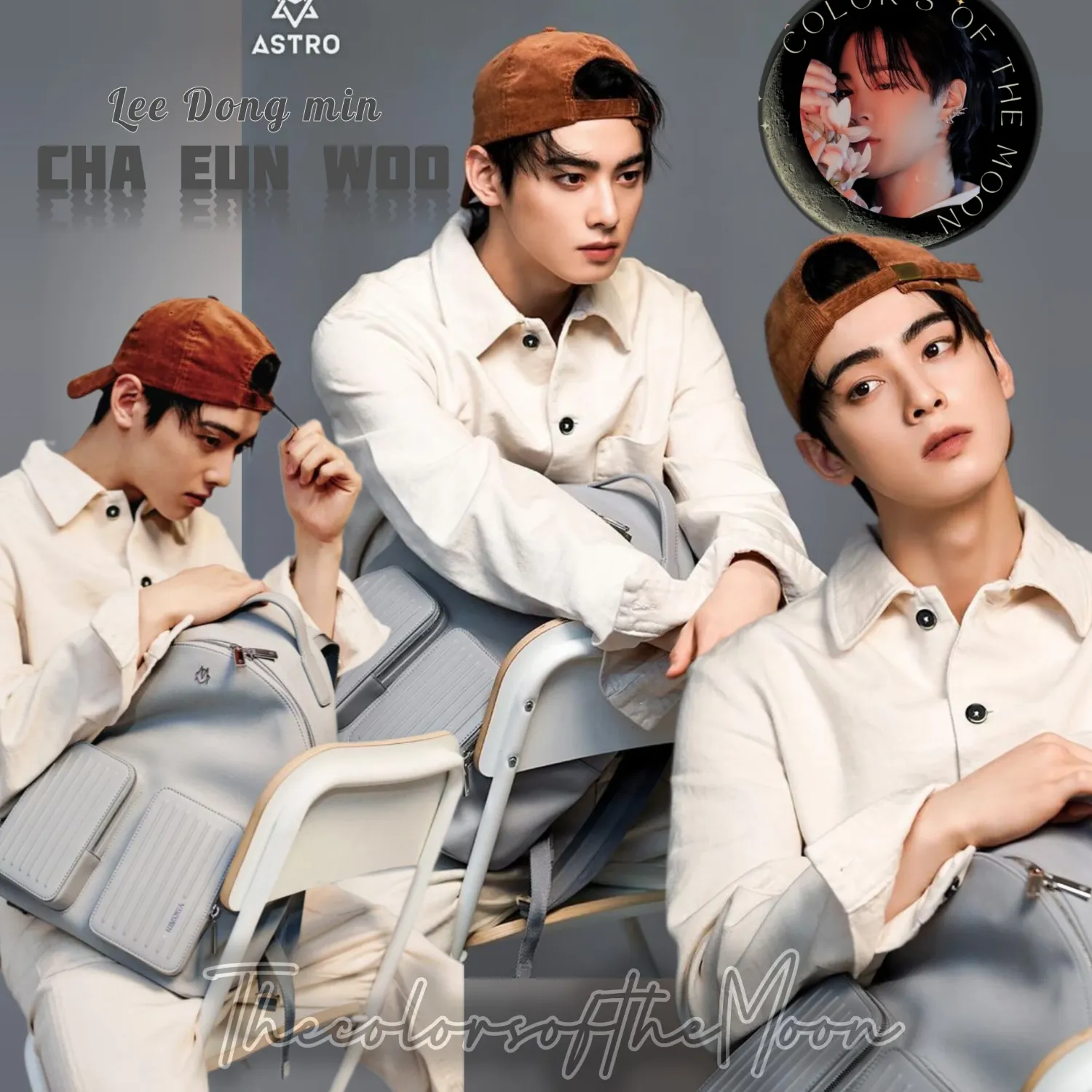 Behind-the-scenes cut of Cha Eunwoo