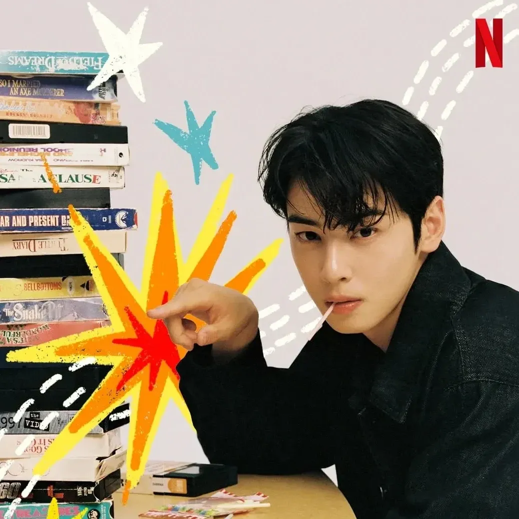 Behind-the-scenes cut of Cha Eunwoo
