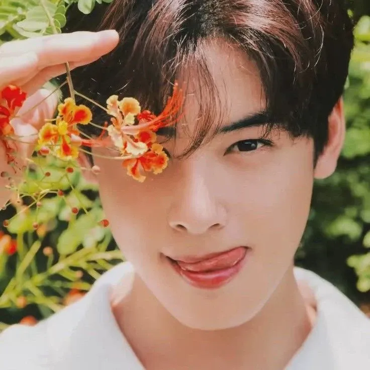 A moment captured by a fan of Cha Eunwoo