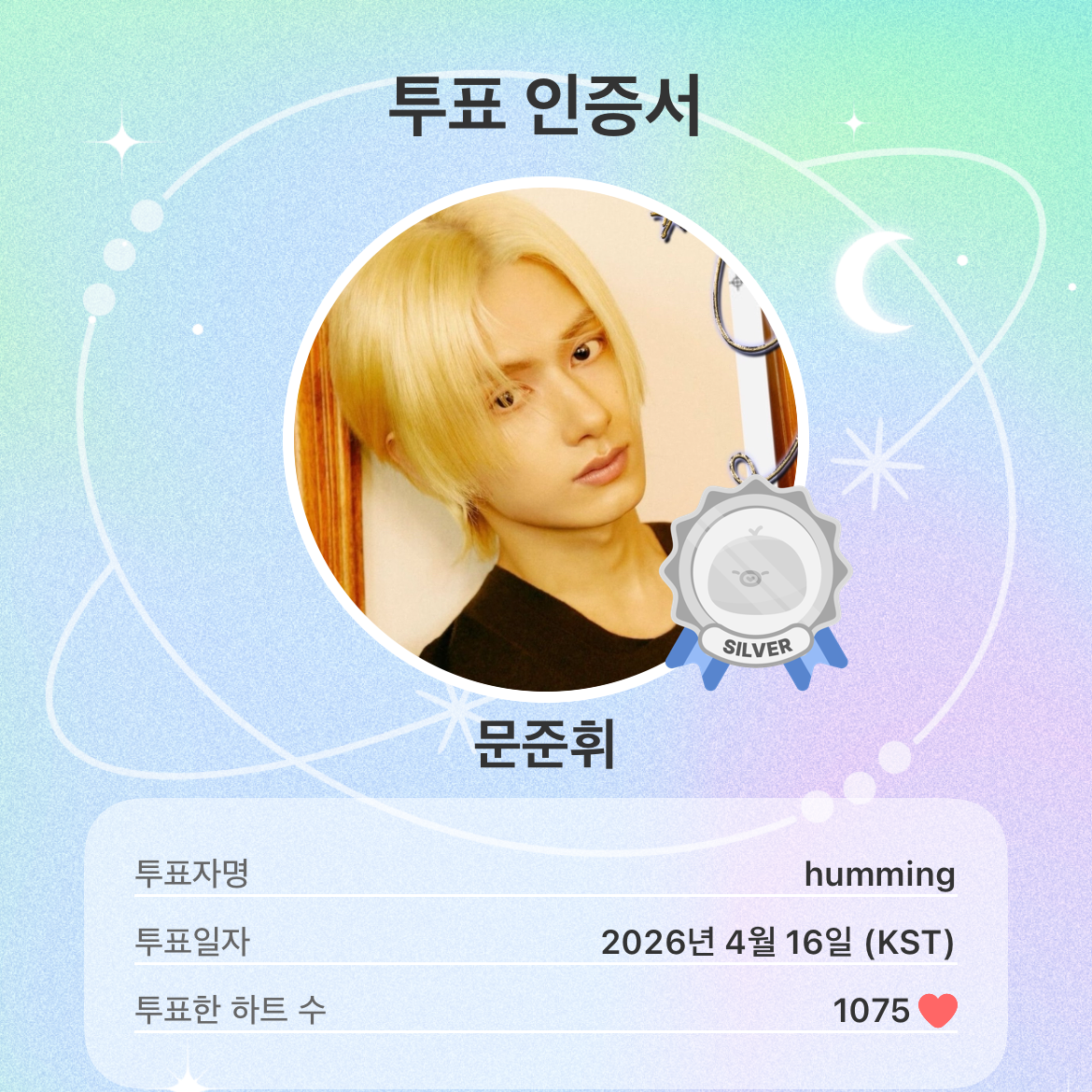 Latest photo of Wen Junhui