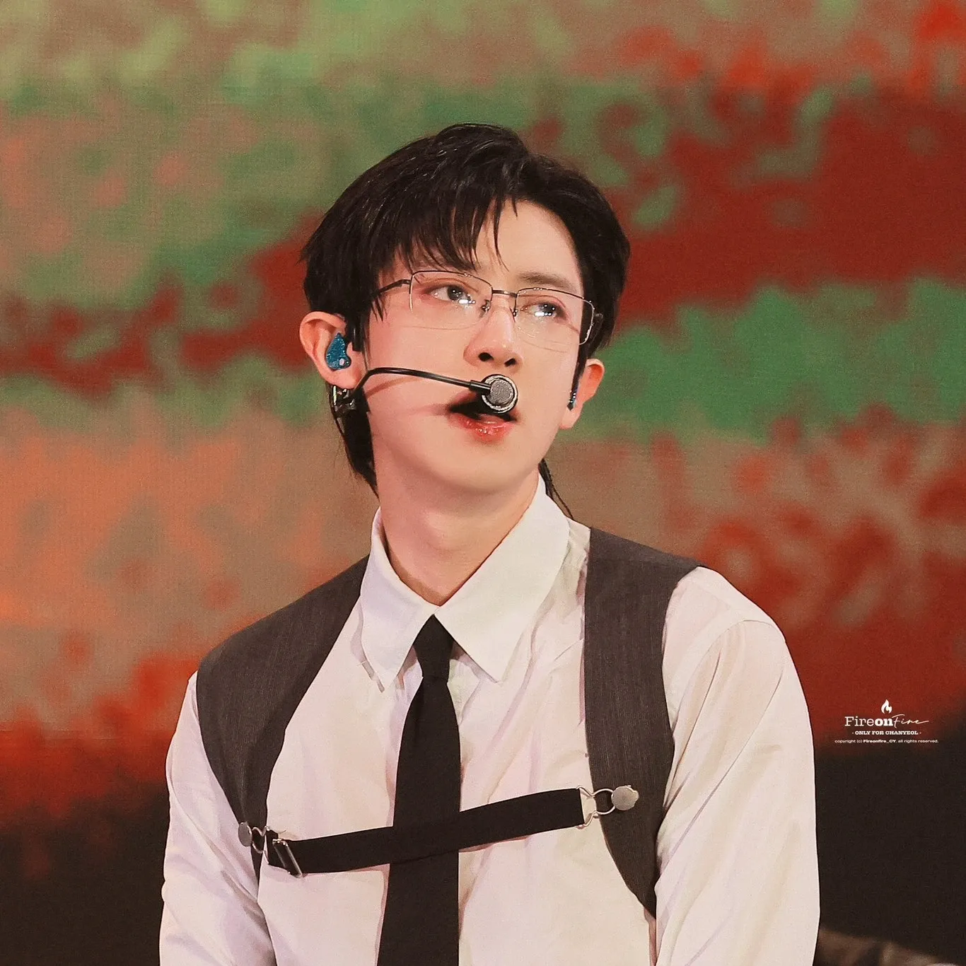 A moment captured by a fan of Chanyeol