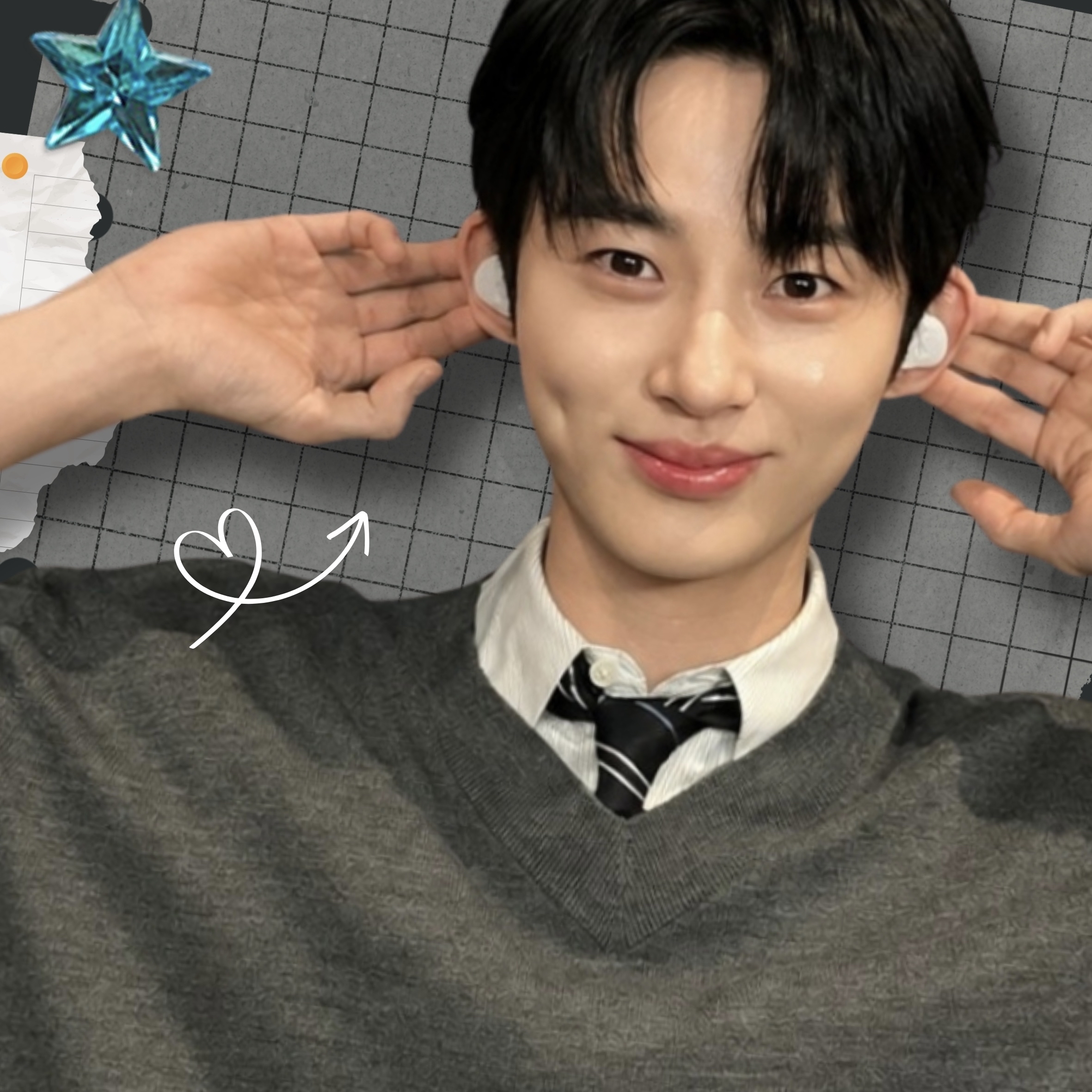 A moment captured by a fan of Byeon Wooseok