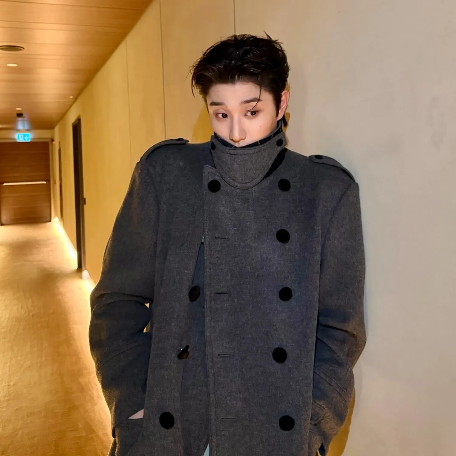 Recent activity shot of Kim Jaewon