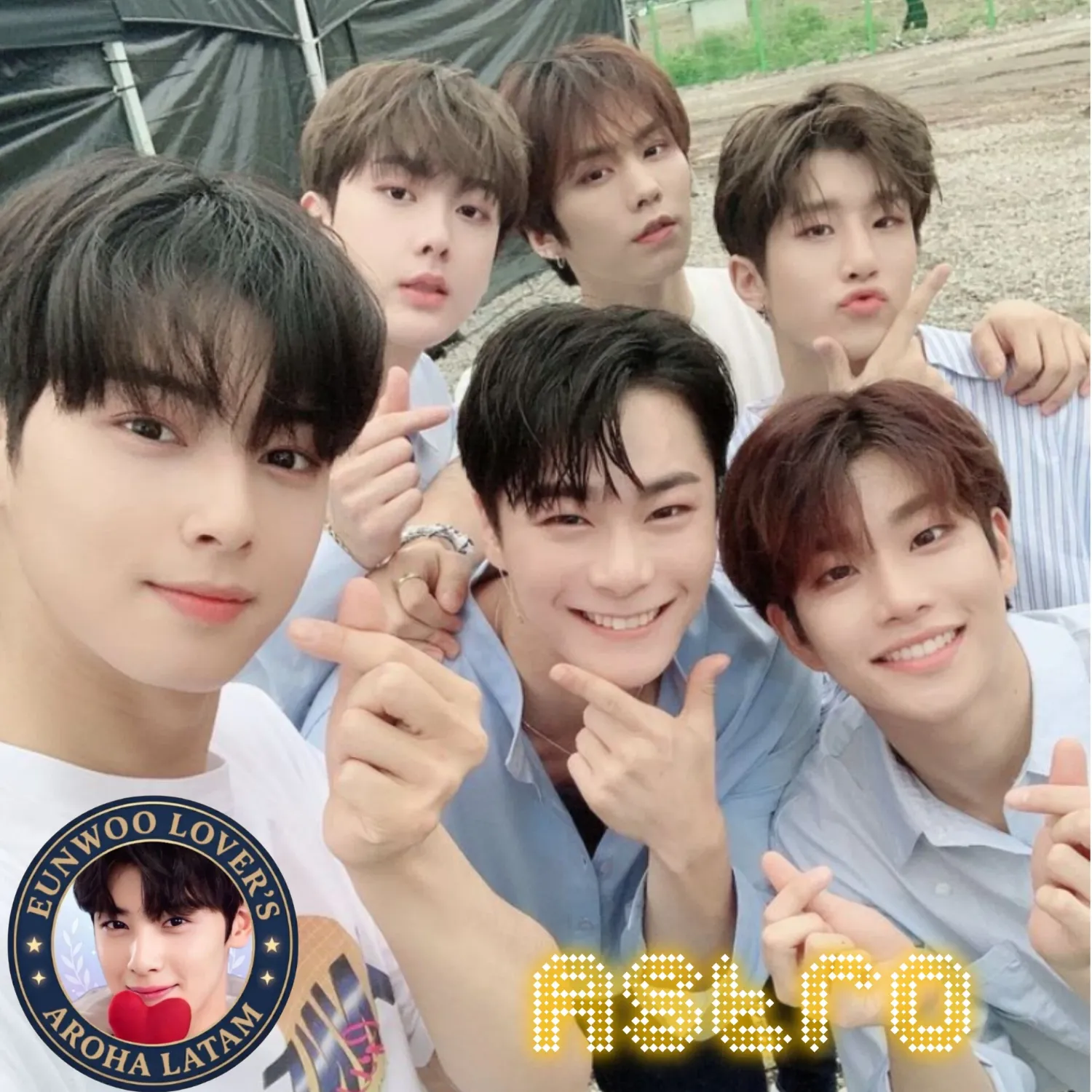 A moment captured by a fan of Cha Eunwoo