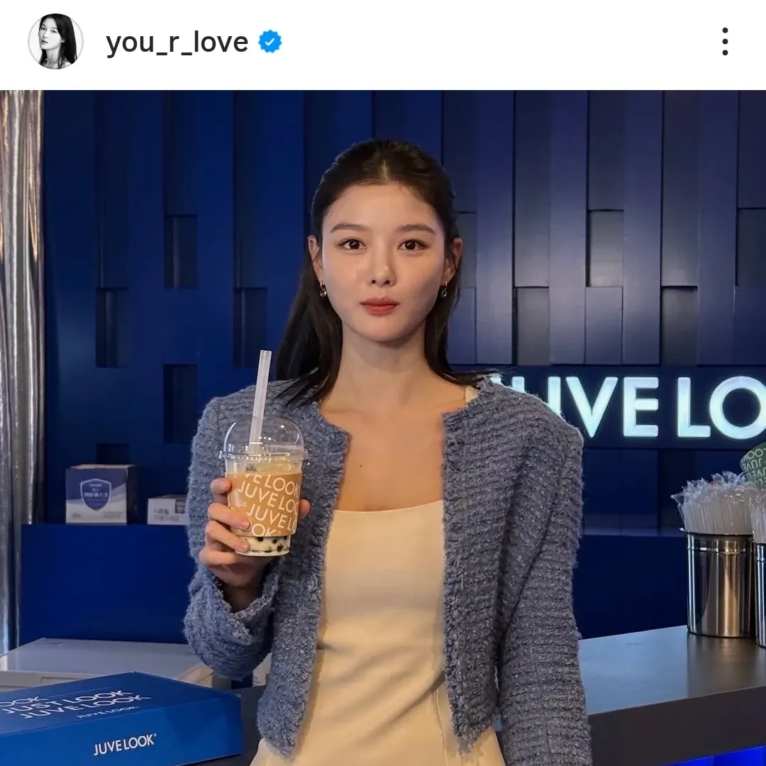 Behind-the-scenes cut of Kim Youjung
