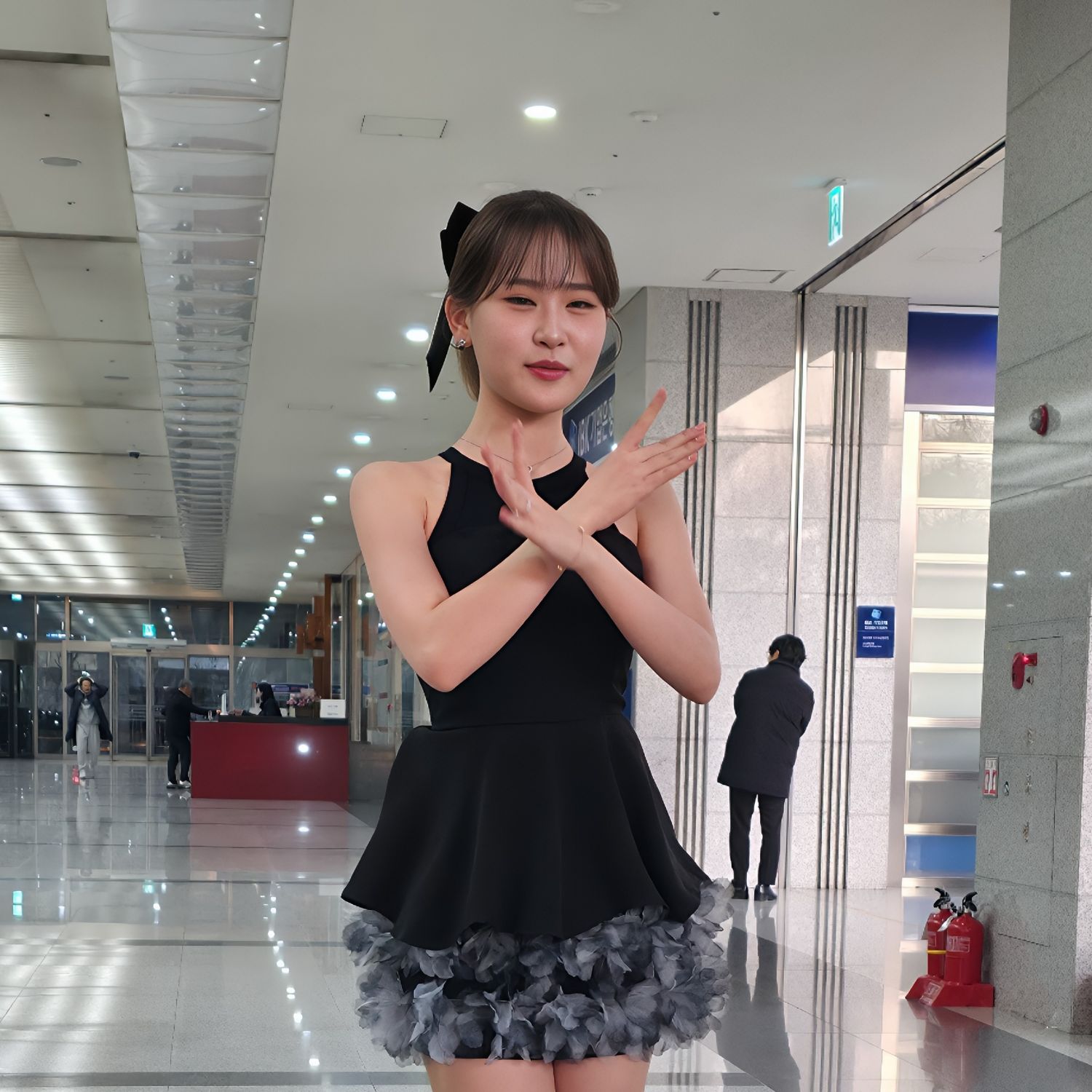 粉絲拍下的金多賢瞬間