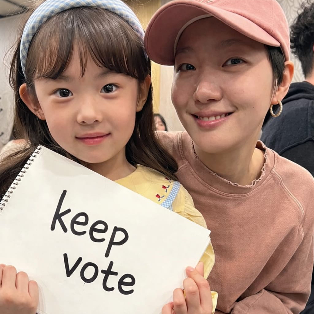 Behind-the-scenes cut of Kim Goeun