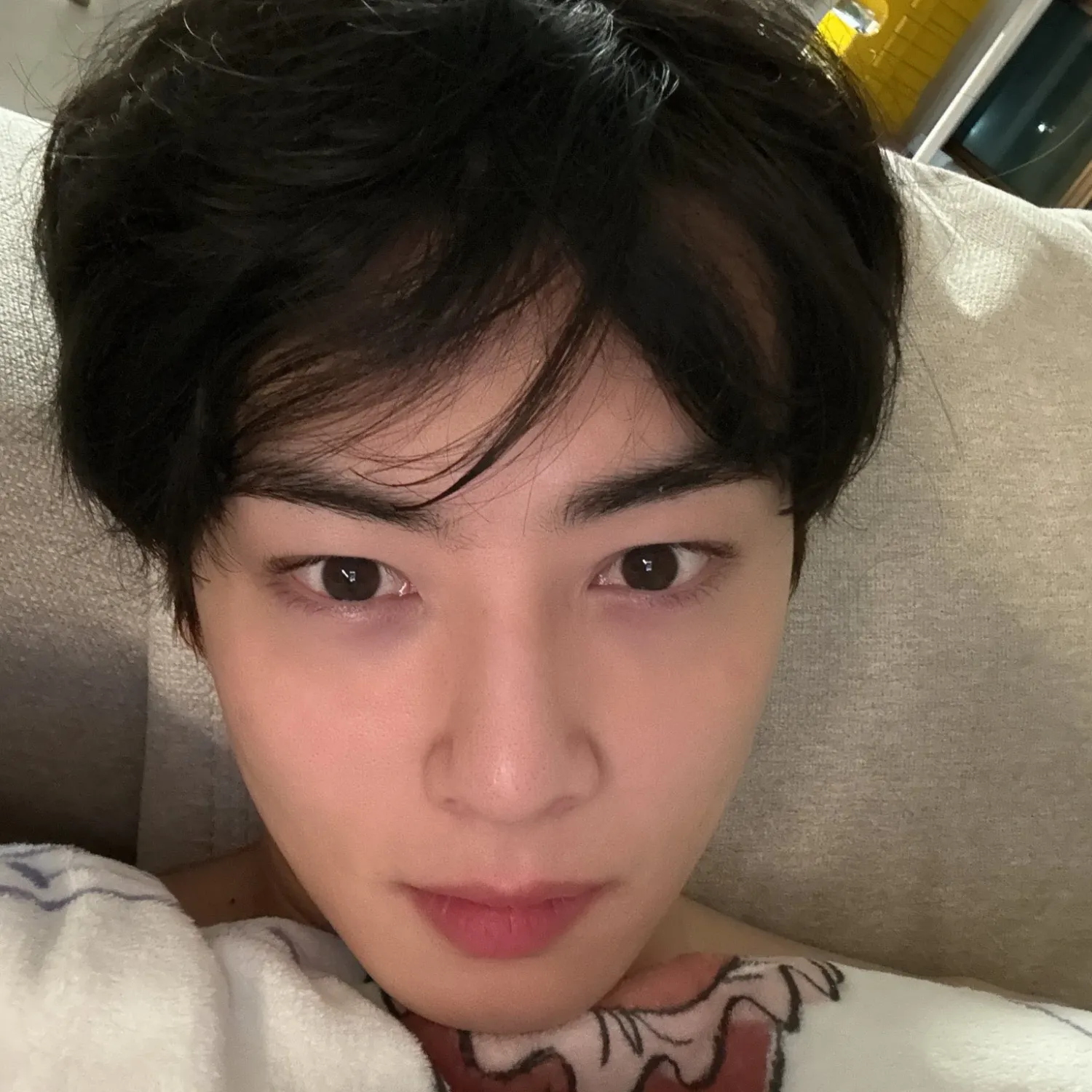 Recent activity shot of Cha Eunwoo