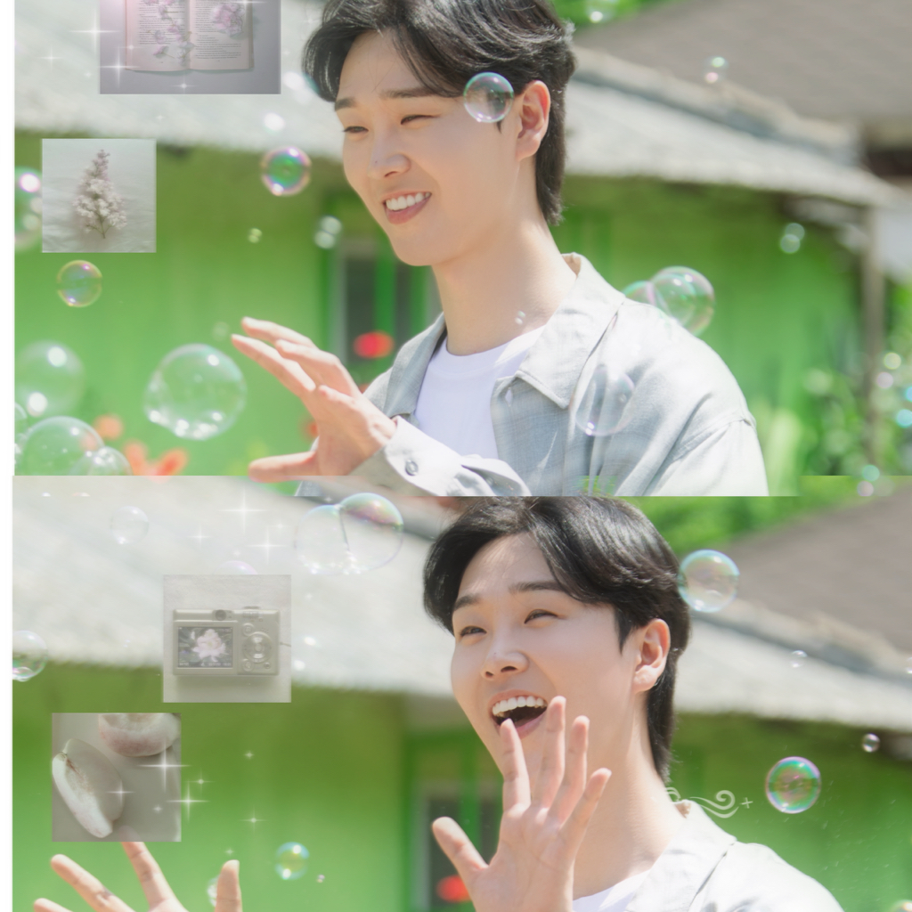 A moment captured by a fan of Song Minjun