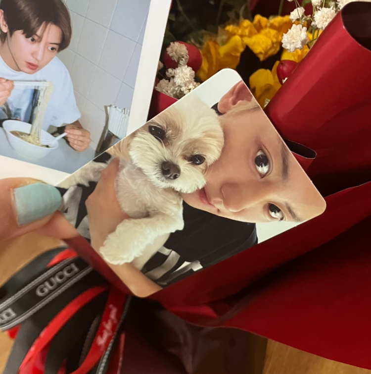 A moment captured by a fan of Chanyeol