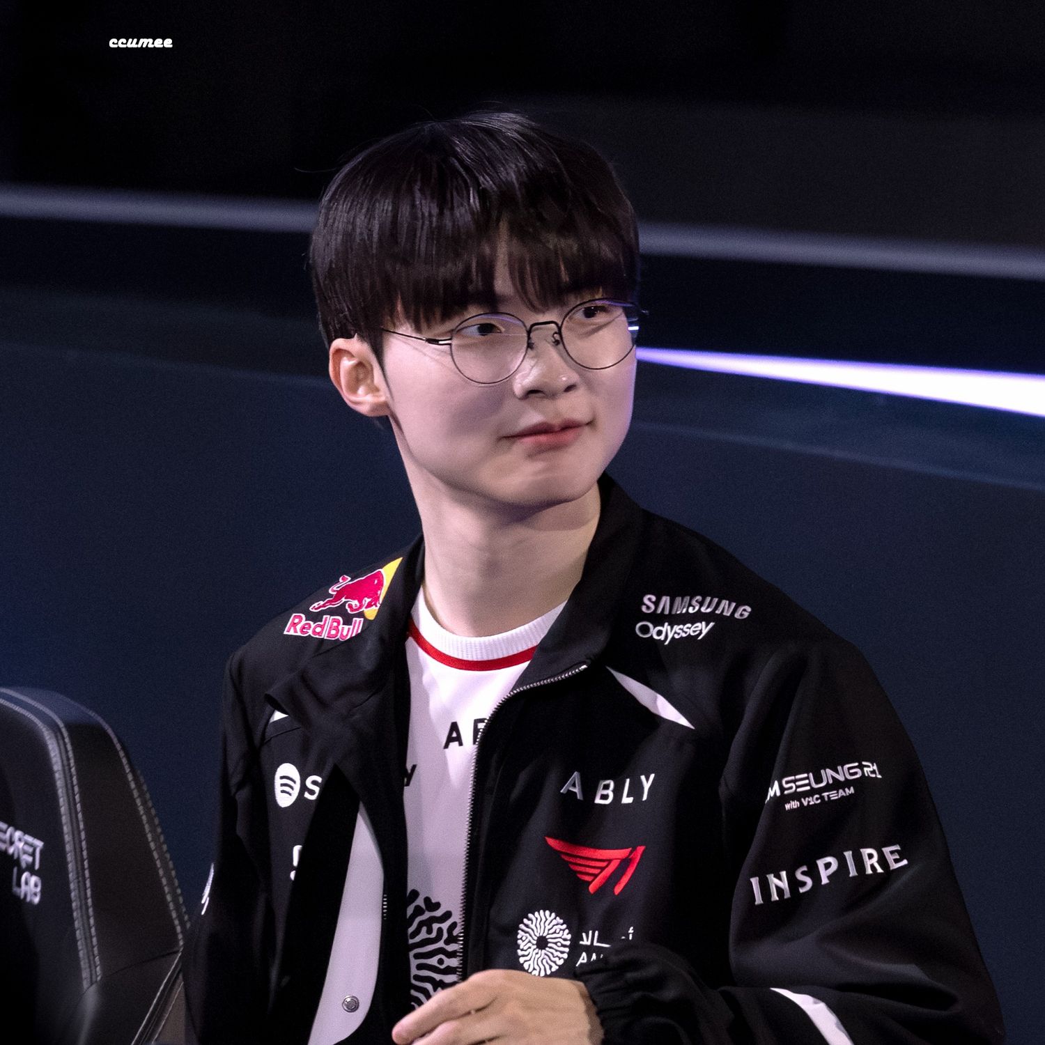 A moment captured by a fan of Faker