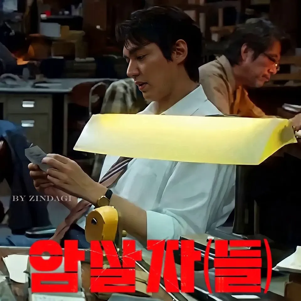 粉絲拍下的李敏鎬瞬間