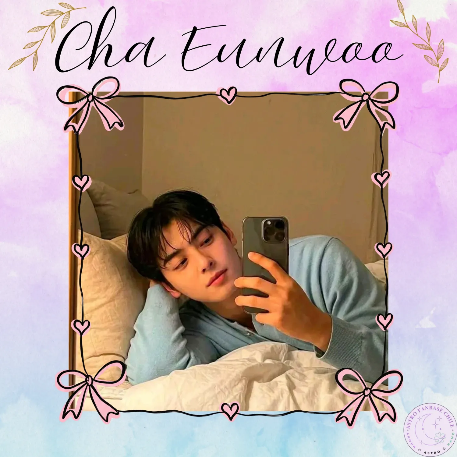 A moment captured by a fan of Cha Eunwoo