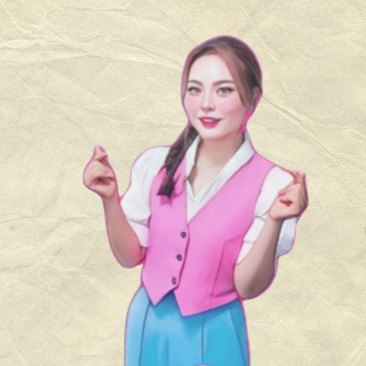 A moment captured by a fan of Miss Kim